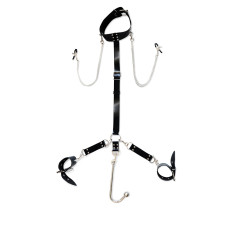 Бондажний набір з металевим анальним гаком Art of Sex Beatrice Bondage set with anal hook № 1 Бондажний набір з металевим анальним гаком Art of Sex Beatrice Bondage set with anal hook № 1