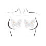 Пестис-метелики з кристалів Leg Avenue Chrysallis nipple sticker, наліпки, світяться у темряві