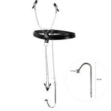 Бондажний набір із металевим анальним гаком №1 Art of Sex Blanca Bondage set with anal hook №1 Бондажний набір із металевим анальним гаком №1 Art of Sex Blanca Bondage set with anal hook №1