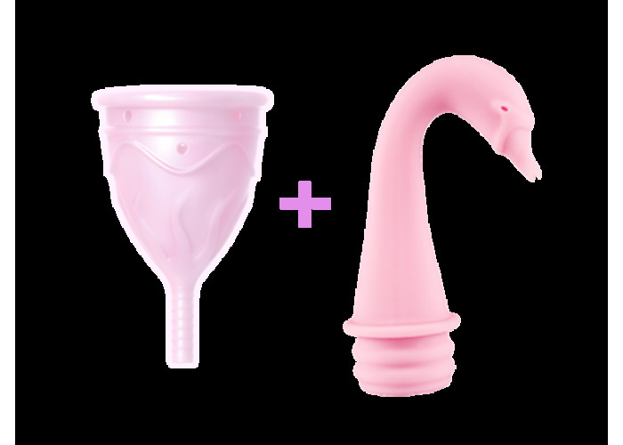 Менструальна чаша Femintimate Eve Cup розмір S з переносним душем, діаметр 3,2 см Менструальна чаша Femintimate Eve Cup розмір S з переносним душем, діаметр 3,2 см