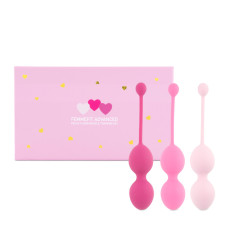 Набір вагінальних кульок для просунутих FeelzToys - FemmeFit Advanced Pelvic Muscle Training Set Набір вагінальних кульок для просунутих FeelzToys - FemmeFit Advanced Pelvic Muscle Training Set
