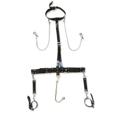 Бондажний набір з металевим анальним гаком Art of Sex Bridget Bondage set with anal hook № 1 Бондажний набір з металевим анальним гаком Art of Sex Bridget Bondage set with anal hook № 1