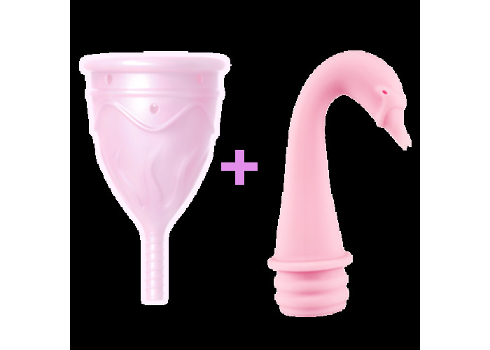 Менструальна чаша Femintimate Eve Cup розмір L з переносним душем, діаметр 3,8 см Менструальна чаша Femintimate Eve Cup розмір L з переносним душем, діаметр 3,8 см