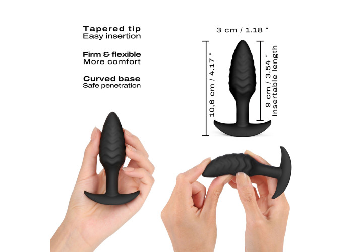 Анальна пробка Dorcel WAVY PLUG, діаметр 3 см, силікон Анальна пробка Dorcel WAVY PLUG, діаметр 3 см, силікон