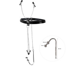 Бондажний набір із металевим анальним гаком №3 Art of Sex Blanca Bondage set with anal hook №3 Бондажний набір із металевим анальним гаком №3 Art of Sex Blanca Bondage set with anal hook №3