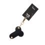 Брелок на карабіні для ключів Art of Fhallus, Чорний Брелок на карабіні для ключів Art of Fhallus, Чорний