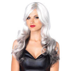 Leg Avenue Allure Multi Color Wig Grey/Black Leg Avenue Allure Multi Color Wig Grey/Black