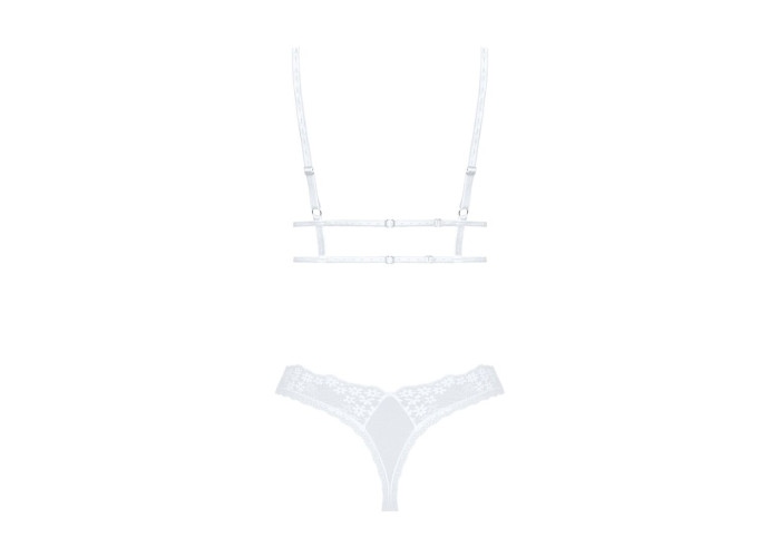 Еротичний комплект Obsessive Heavenlly 2-pcs set M/L, бюстгальтер і танга Еротичний комплект Obsessive Heavenlly 2-pcs set M/L, бюстгальтер і танга