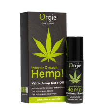 Збуджувальний гель для пар Orgie Hemp! Intense Orgasm, 15 мл, тепло-холод, ефект сильної вібрації Збуджувальний гель для пар Orgie Hemp! Intense Orgasm, 15 мл, тепло-холод, ефект сильної вібрації
