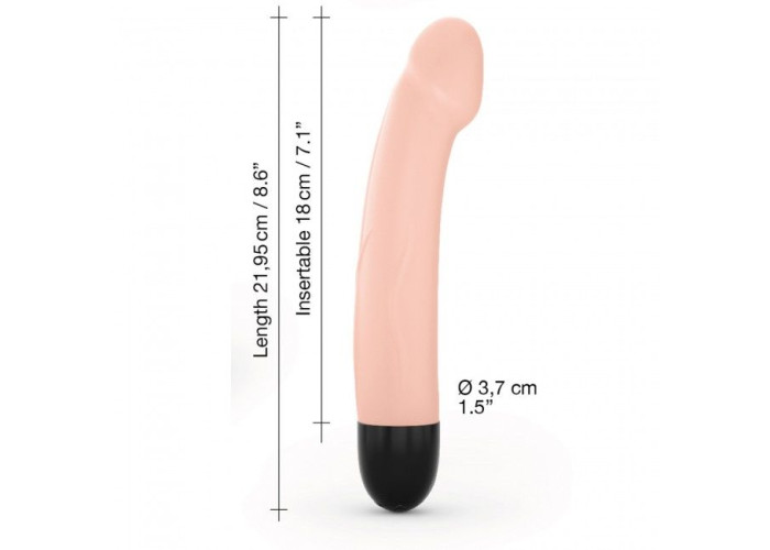 Вібратор Dorcel Real Vibration M Flesh 2.0, діаметр 3,7см, перезаряджається, для точки G Вібратор Dorcel Real Vibration M Flesh 2.0, діаметр 3,7см, перезаряджається, для точки G