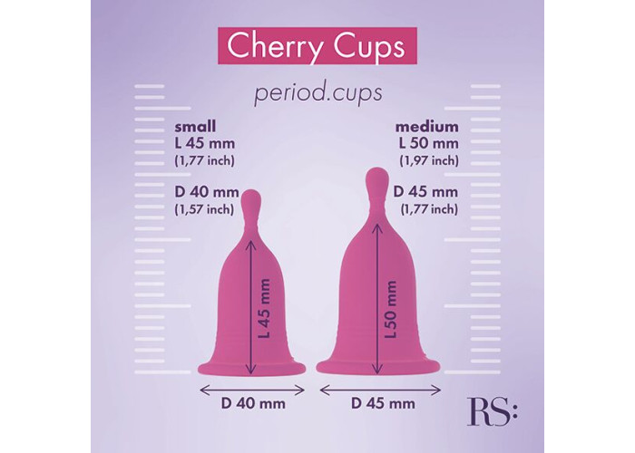 Менструальні чаші RIANNE S Femcare — Cherry Cup Менструальні чаші RIANNE S Femcare — Cherry Cup