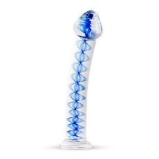 Скляний дилдо Gildo Glass Dildo No. 4, для точки G та простати Скляний дилдо Gildo Glass Dildo No. 4, для точки G та простати