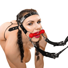 БДСМ кляп-упряжка  Art of Sex - BDSM Gag Harness Pony БДСМ кляп-упряжка  Art of Sex - BDSM Gag Harness Pony