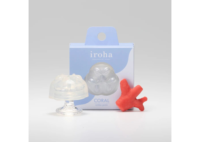 Стимулятор для ерогенних зон IROHA Petit – Coral, можна охолоджувати та нагрівати Стимулятор для ерогенних зон IROHA Petit – Coral, можна охолоджувати та нагрівати