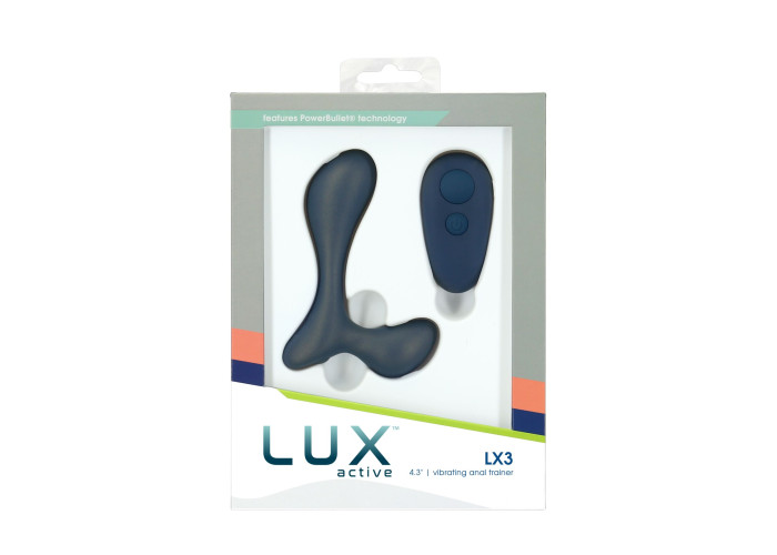 Вібромасажер простати Lux Active LX3 Vibrating Anal Trainer, пульт ДК Вібромасажер простати Lux Active LX3 Vibrating Anal Trainer, пульт ДК