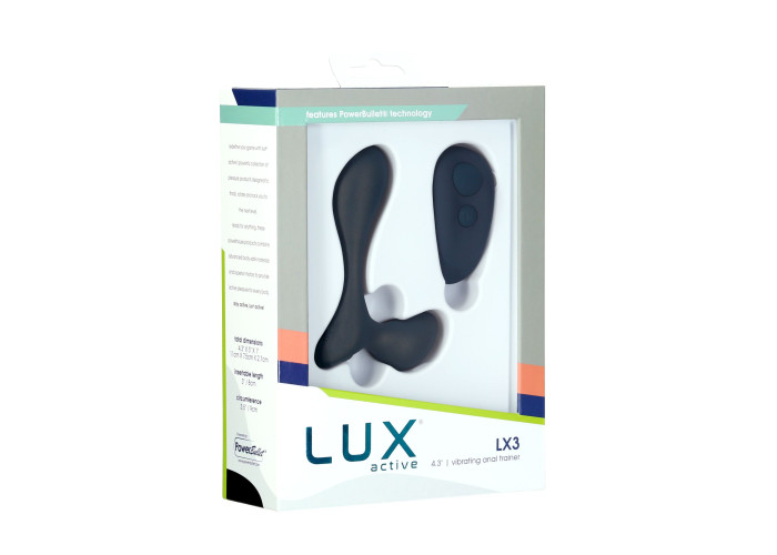 Вібромасажер простати Lux Active LX3 Vibrating Anal Trainer, пульт ДК Вібромасажер простати Lux Active LX3 Vibrating Anal Trainer, пульт ДК