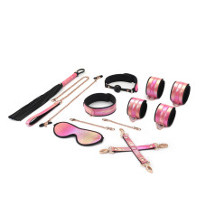 БДСМ-набір Liebe Seele Vivid Sakura 8 Pieces Set, 8 аксесуарів, екошкіра на оксамитовій основі БДСМ-набір Liebe Seele Vivid Sakura 8 Pieces Set, 8 аксесуарів, екошкіра на оксамитовій основі