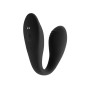 Подвійний вібратор S Pleasures Premium Delight, чорний, для клітора та точки G, 10 режимів