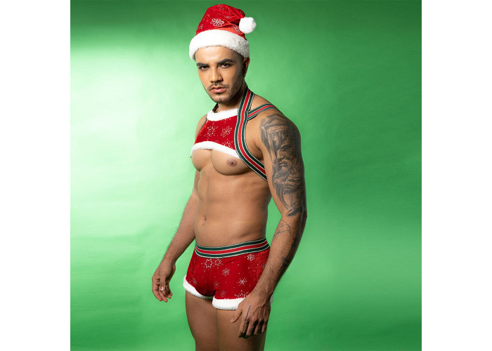 Новорічний чоловічий еротичний костюм JSY 9133 One Size Новорічний чоловічий еротичний костюм JSY 9133 One Size