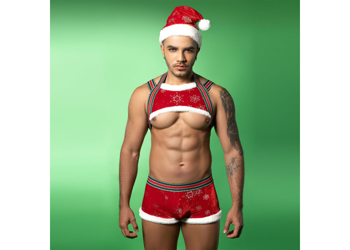 Новорічний чоловічий еротичний костюм JSY 9133 One Size Новорічний чоловічий еротичний костюм JSY 9133 One Size