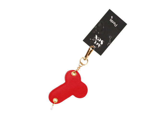 Брелок на карабіні для ключів Art of Fhallus, Червоний Брелок на карабіні для ключів Art of Fhallus, Червоний