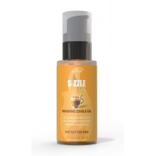 Зігрівальний масажний гель Sensuva — Sizzle Lips Butter Rum (59 мл), без цукру, їстівний Зігрівальний масажний гель Sensuva — Sizzle Lips Butter Rum (59 мл), без цукру, їстівний