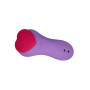 Вібратор у трусики FairyGasm HeartGem violet, на магніті, пульт ДК