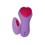 Вібратор у трусики FairyGasm HeartGem violet, на магніті, пульт ДК