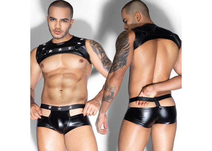 Чоловічий еротичний комплект JSY 9167 One Size Чоловічий еротичний комплект JSY 9167 One Size