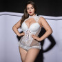 Корсет JSY P61132 White Plus Size Корсет JSY P61132 White Plus Size