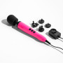 Вібромасажер DOXY Die Cast Massager Hot Pink, дуже потужний, живлення 220В, металевий корпус