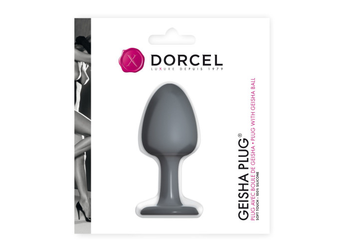 Анальна пробка Dorcel Geisha Plug з кулькою всередині, створює вібрації, макс. діаметр 3,2см Анальна пробка Dorcel Geisha Plug з кулькою всередині, створює вібрації, макс. діаметр 3,2см