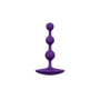 Анальне намисто Romp Amp Dark Purple, силікон, макс. діаметр 2,6 см