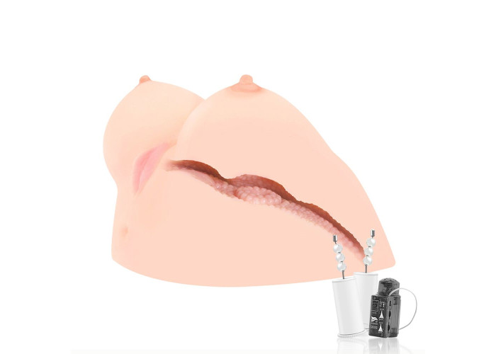 Мастурбатор Kokos Juilana Breast 2WayPlus з функцією масажу та вібрацією Мастурбатор Kokos Juilana Breast 2WayPlus з функцією масажу та вібрацією