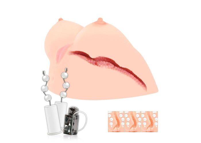 Мастурбатор Kokos Juilana Breast 2WayPlus з функцією масажу та вібрацією Мастурбатор Kokos Juilana Breast 2WayPlus з функцією масажу та вібрацією