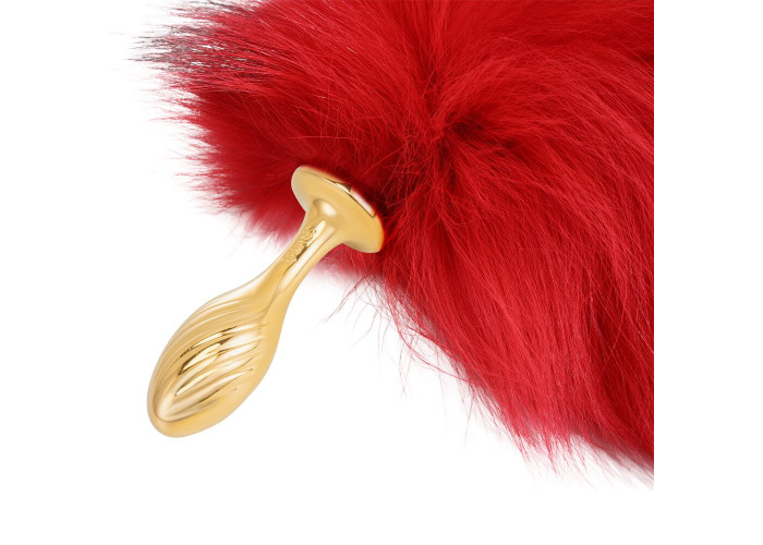 Анальна пробка з хвостом лисиці LOCKINK SEVANDA Red Vixen Set with Pear-shape Plug Анальна пробка з хвостом лисиці LOCKINK SEVANDA Red Vixen Set with Pear-shape Plug