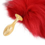 Анальна пробка з хвостом лисиці LOCKINK SEVANDA Red Vixen Set with Pear-shape Plug Анальна пробка з хвостом лисиці LOCKINK SEVANDA Red Vixen Set with Pear-shape Plug