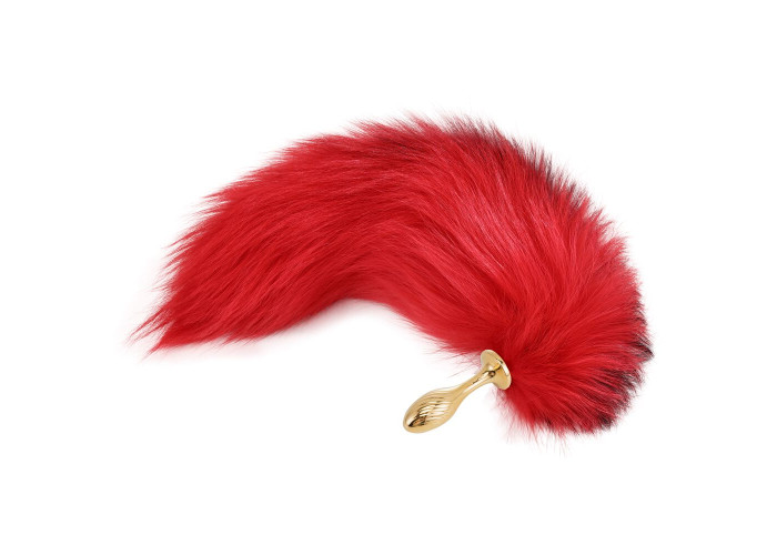 Анальна пробка з хвостом лисиці LOCKINK SEVANDA Red Vixen Set with Pear-shape Plug Анальна пробка з хвостом лисиці LOCKINK SEVANDA Red Vixen Set with Pear-shape Plug