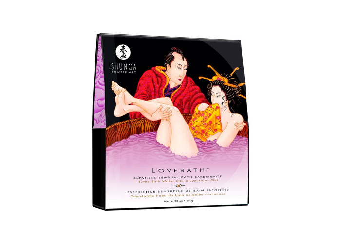 Гель для ванни Shunga LOVEBATH – Sensual Lotus 575 г, робить воду ароматним желе зі SPA-ефектом Гель для ванни Shunga LOVEBATH – Sensual Lotus 575 г, робить воду ароматним желе зі SPA-ефектом