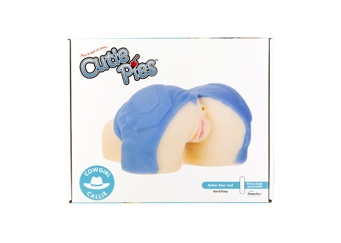 Мастурбатор-вагіна та попка Cutie Pies Cowgirl Callie Vagina&Ass Masturbator, віброкуля в подарунок Мастурбатор-вагіна та попка Cutie Pies Cowgirl Callie Vagina&Ass Masturbator, віброкуля в подарунок