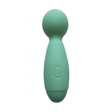 Мінівібромасажер Wooomy Smally Mini Wand Turquoise Мінівібромасажер Wooomy Smally Mini Wand Turquoise