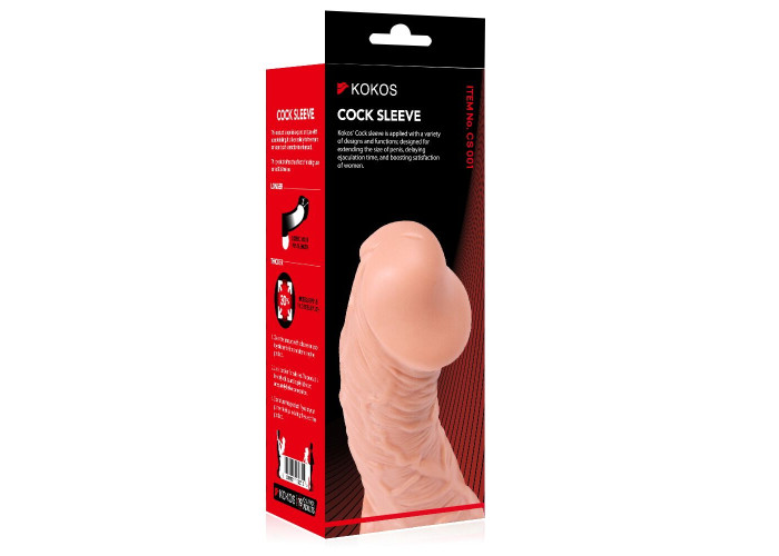 Насадка на член Kokos Cock Sleeve CS 001 M Насадка на член Kokos Cock Sleeve CS 001 M