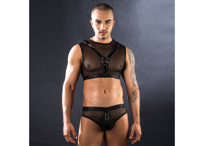 Чоловічий еротичний комплект JSY 9173 One Size Чоловічий еротичний комплект JSY 9173 One Size