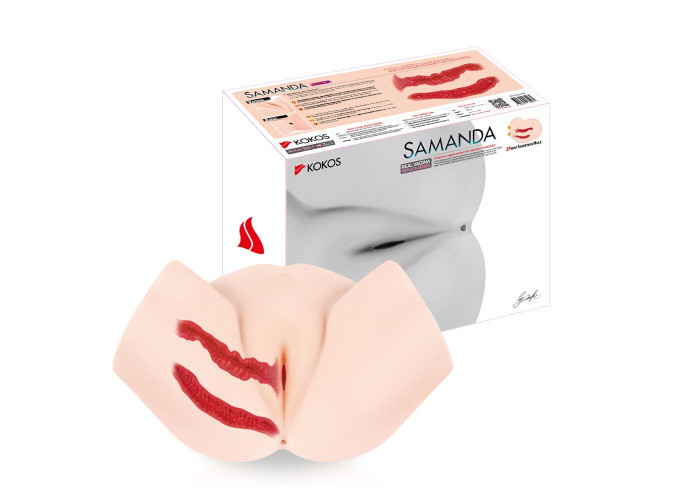 Мастурбатор-півторс Kokos Samanda, два входи: вагіна і попка Мастурбатор-півторс Kokos Samanda, два входи: вагіна і попка