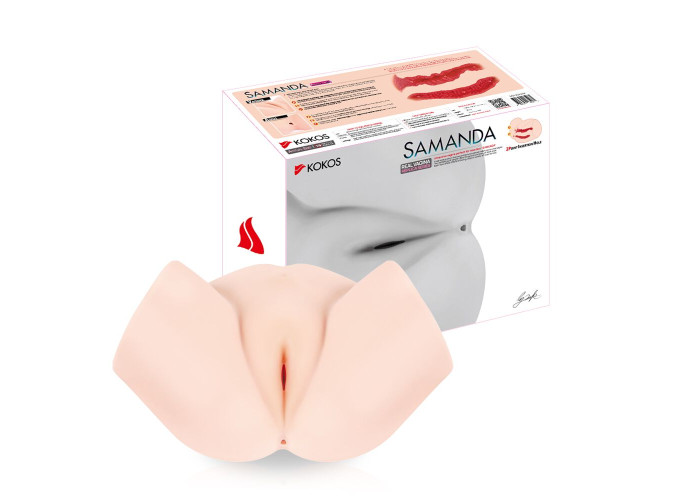 Мастурбатор-півторс Kokos Samanda, два входи: вагіна і попка Мастурбатор-півторс Kokos Samanda, два входи: вагіна і попка