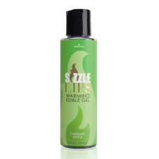 Зігрівальний масажний гель Sensuva Sizzle Lips Caramel Apple (125 мл), без цукру, їстівний Зігрівальний масажний гель Sensuva Sizzle Lips Caramel Apple (125 мл), без цукру, їстівний