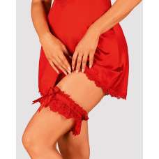 (SALE) Ажурна підв’язка Obsessive Amor Cherris garter, red (SALE) Ажурна підв’язка Obsessive Amor Cherris garter, red