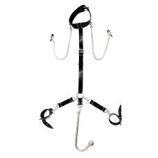 Бондажний набір з металевим анальним гаком Art of Sex Beatrice Bondage set with anal hook № 2 Бондажний набір з металевим анальним гаком Art of Sex Beatrice Bondage set with anal hook № 2