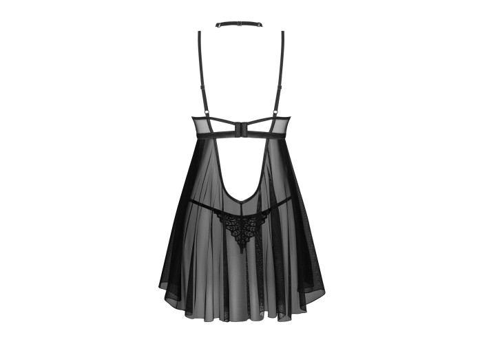 Бебі-дол Obsessive Donarella babydoll & thong XS/S Бебі-дол Obsessive Donarella babydoll & thong XS/S