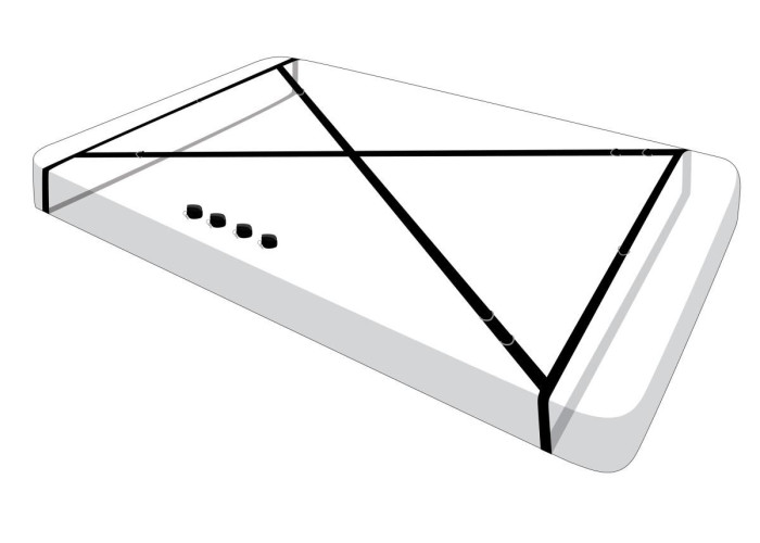 Розтяжка на ліжко Master Series Interlace Bed Restraint Set Розтяжка на ліжко Master Series Interlace Bed Restraint Set
